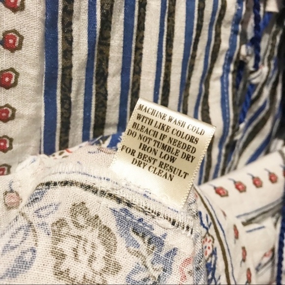 LOVE RICHE  Peasant Tassel Lace Up Top - Picture 13 of 13